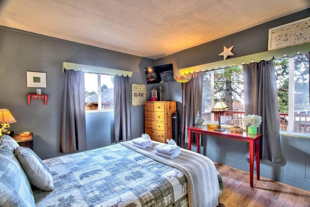 הוילה ביג בר לייק Los Osos Cozy Cabin With Private Spa And Bbq מראה חיצוני תמונה